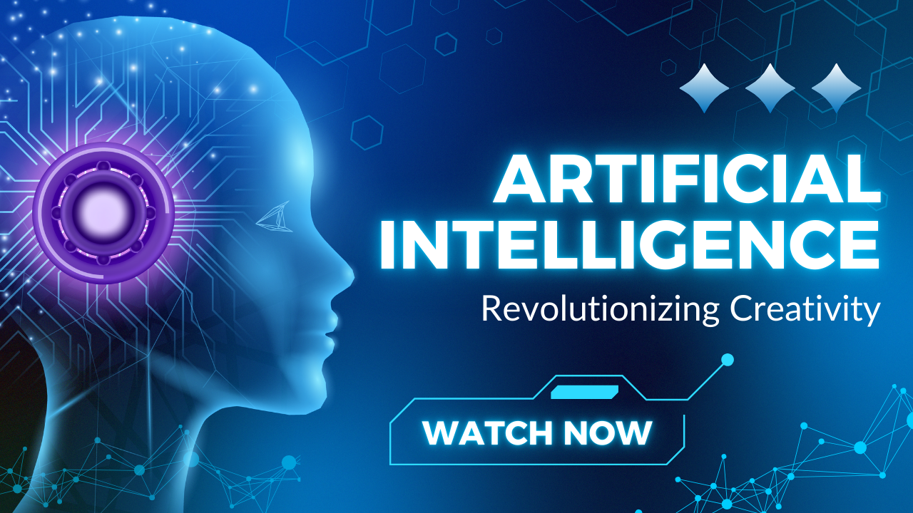 dark blue gradient modern artificial intelligence youtube thumbnail